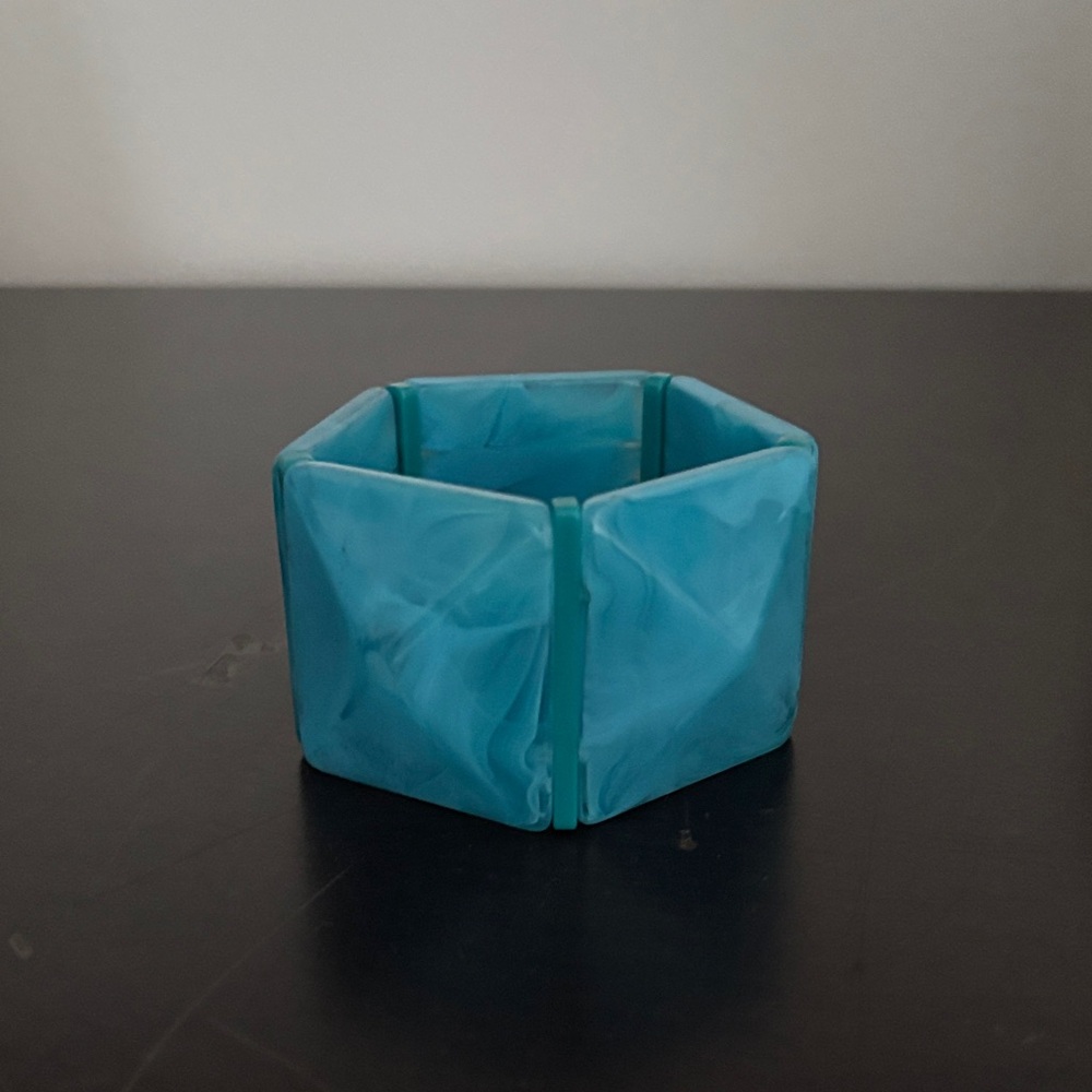 Turquoise Hexagonal Bracelet